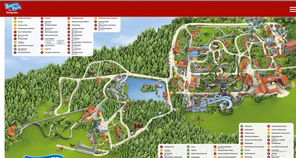 Parkplan Bayern Park